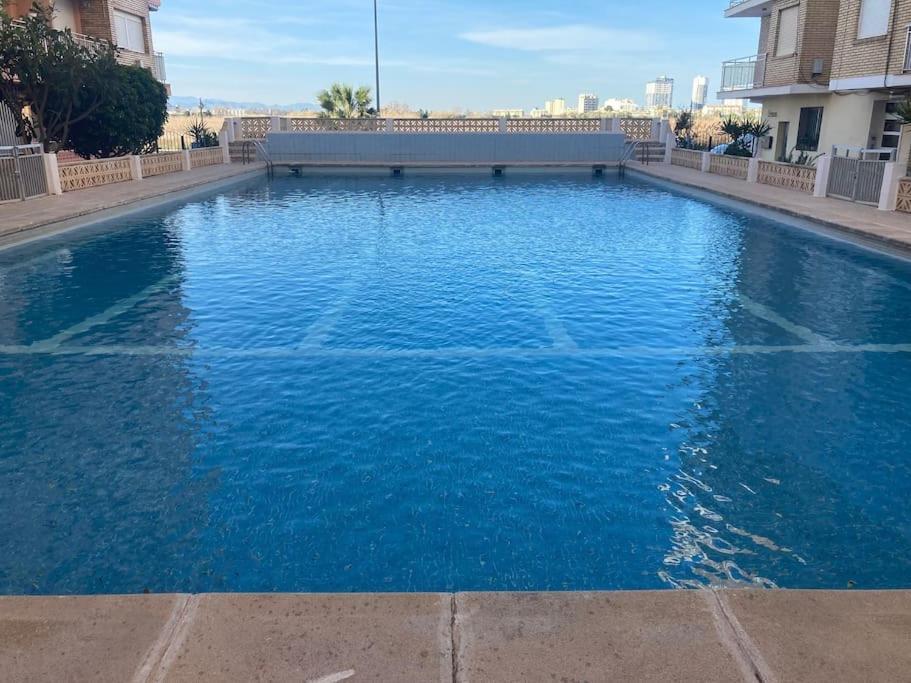 Coqueto Apartamento De Playa Con Piscina Y Terraza Валенсія Екстер'єр фото